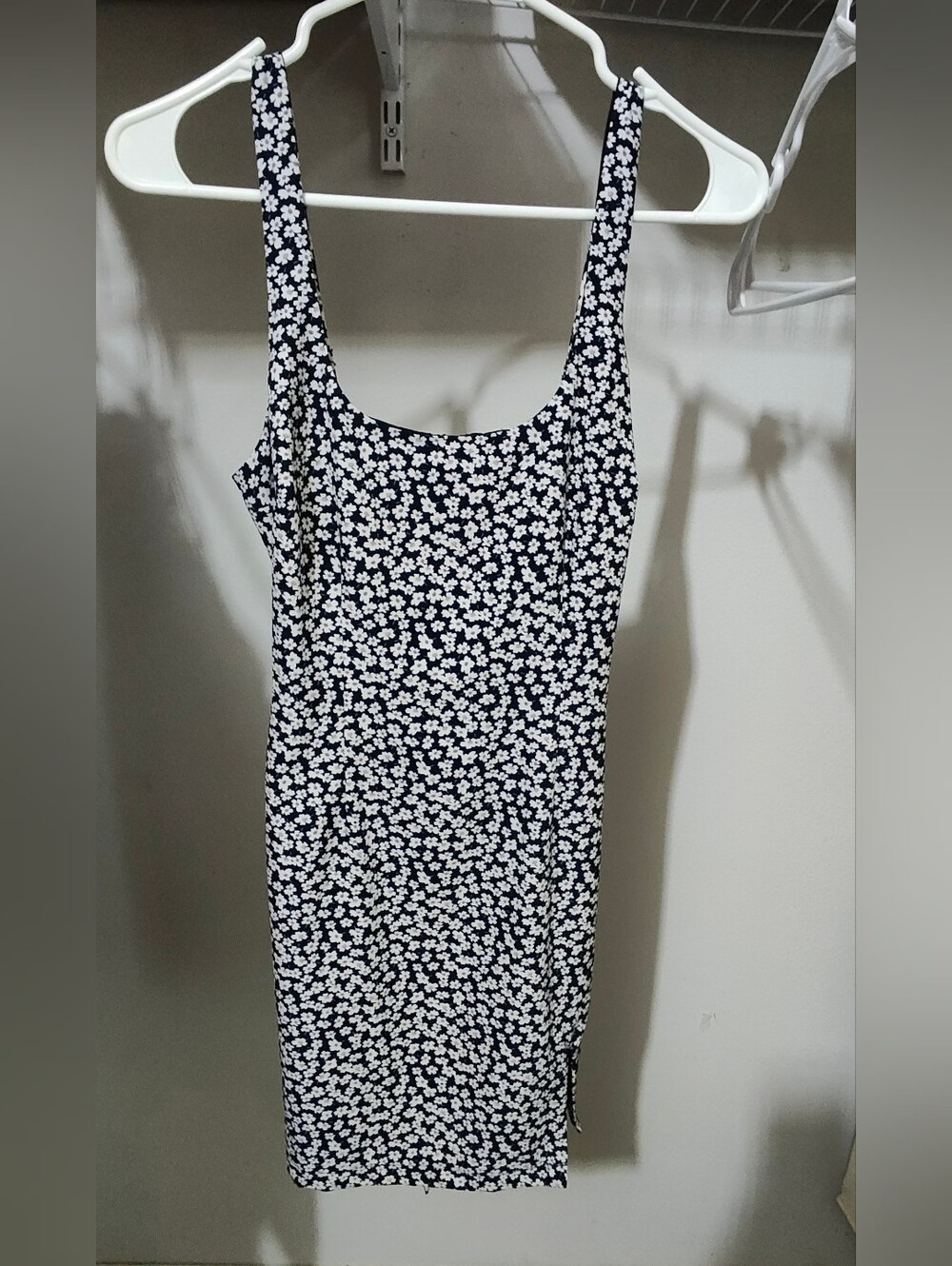 Abercrombie & Fitch Navy and White Floral Mini Dress